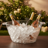 AKDC Premium Large Capacity Clear Acrylic Ice Bucket for Parties, Bars and Events – Durable Transparent Design 28 × 39 × 24 cm - Al Kabayel Discount CentreAKDC Premium Large Capacity Clear Acrylic Ice Bucket for Parties, Bars and Events – Durable Transparent Design 28 × 39 × 24 cmKitchen Utensils & GadgetsAKDCAl Kabayel Discount Centre
