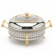 AKDC Premium Large Round Dates Serving Bowl with Glass Lid – Metal & Glass Decorative Bowl 26 cm - Al Kabayel Discount CentreAKDC Premium Large Round Dates Serving Bowl with Glass Lid – Metal & Glass Decorative Bowl 26 cmBowlsAKDCAl Kabayel Discount Centre