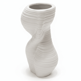 AKDC Premium Modern Ceramic Flower Vase – Elegant White Abstract Shape Decorative Accent, 20 × 10 cm - Al Kabayel Discount CentreAKDC Premium Modern Ceramic Flower Vase – Elegant White Abstract Shape Decorative Accent, 20 × 10 cmFlower/Plant PotsAKDCAl Kabayel Discount Centre