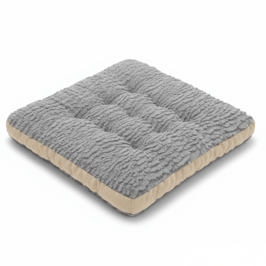 AKDC Premium Polyester Dusty Grey Square Chair Cushion Long Lasting Seat Pad for Office Dining and Home Chairs 40 × 40 cm - Al Kabayel Discount CentreAKDC Premium Polyester Dusty Grey Square Chair Cushion Long Lasting Seat Pad for Office Dining and Home Chairs 40 × 40 cmFloor Pillows & CushionsAKDCAl Kabayel Discount Centre