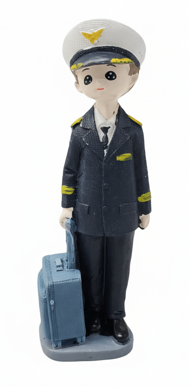 AKDC Premium Polyresin Boy Pilot Figurine – Aviation - Inspired Decorative Sculpture for Desk & Shelf Display, Grey, 20 cm - Al Kabayel Discount CentreAKDC Premium Polyresin Boy Pilot Figurine – Aviation - Inspired Decorative Sculpture for Desk & Shelf Display, Grey, 20 cmHome Décor AccentsAKDCAl Kabayel Discount Centre