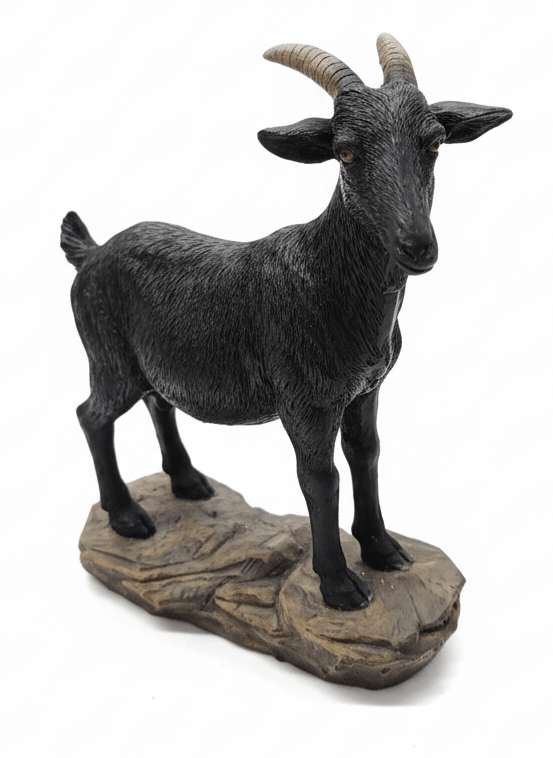 AKDC Premium Polyresin Goat Decorative Figurine – Bold Artistic Animal Sculpture for Modern Home Décor, Black, 19 cm - Al Kabayel Discount CentreAKDC Premium Polyresin Goat Decorative Figurine – Bold Artistic Animal Sculpture for Modern Home Décor, Black, 19 cmHome Décor AccentsAKDCAl Kabayel Discount Centre