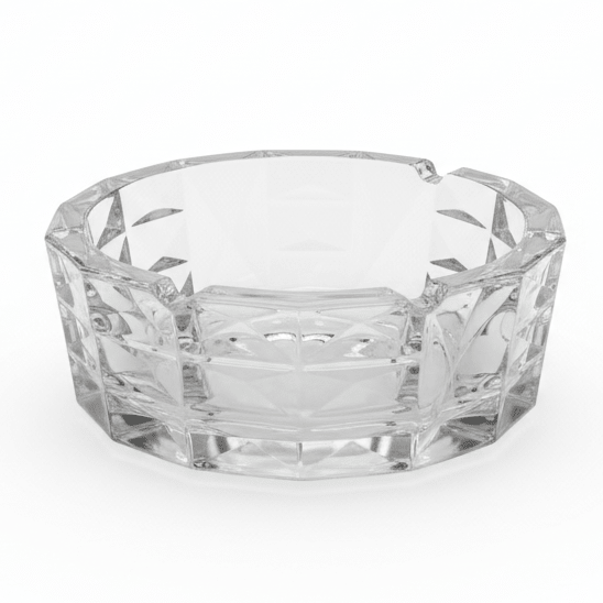 AKDC Premium Round Glass Ashtray with Modern Artistic Look – Heavy Duty Glass Ashtray for Home, Office & Restaurants (15 cm) - Al Kabayel Discount CentreAKDC Premium Round Glass Ashtray with Modern Artistic Look – Heavy Duty Glass Ashtray for Home, Office & Restaurants (15 cm)AshtraysAKDCAl Kabayel Discount Centre