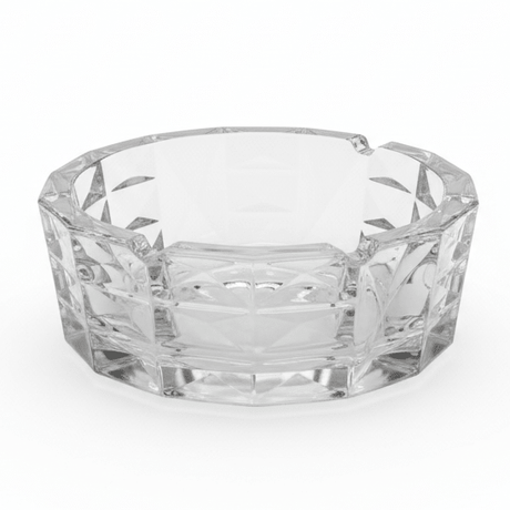 AKDC Premium Round Glass Ashtray with Modern Artistic Look – Heavy Duty Glass Ashtray for Home, Office & Restaurants (15 cm) - Al Kabayel Discount CentreAKDC Premium Round Glass Ashtray with Modern Artistic Look – Heavy Duty Glass Ashtray for Home, Office & Restaurants (15 cm)AshtraysAKDCAl Kabayel Discount Centre