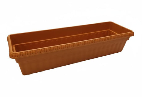 AKDC Premium Sand Color Large Plastic Plant Pot – Rectangular Deep Planter – 63×16×20 cm - Al Kabayel Discount CentreAKDC Premium Sand Color Large Plastic Plant Pot – Rectangular Deep Planter – 63×16×20 cmFlower/Plant PotsAKDCAl Kabayel Discount Centre