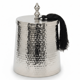 AKDC Premium Silver Finish Dates Bowl with Lid for Serving Dry Fruits, Snacks, and Traditional Gatherings (13.5 × 18.5 cm) - Al Kabayel Discount CentreAKDC Premium Silver Finish Dates Bowl with Lid for Serving Dry Fruits, Snacks, and Traditional Gatherings (13.5 × 18.5 cm)Jars & Food SaversAKDCAl Kabayel Discount Centre