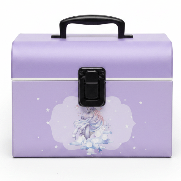 AKDC Premium Solid Lilac Unicorn Theme Cardboard Gift Box with Durable Handle for Kids Birthday Party, Baby Shower & Gift Packaging – 18×14 cm - Al Kabayel Discount CentreAKDC Premium Solid Lilac Unicorn Theme Cardboard Gift Box with Durable Handle for Kids Birthday Party, Baby Shower & Gift Packaging – 18×14 cmPacking & Wrapping SuppliesAKDCAl Kabayel Discount Centre