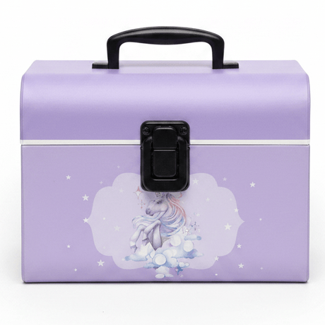AKDC Premium Solid Lilac Unicorn Theme Cardboard Gift Box with Durable Handle for Kids Birthday Party, Baby Shower & Gift Packaging – 18×14 cm - Al Kabayel Discount CentreAKDC Premium Solid Lilac Unicorn Theme Cardboard Gift Box with Durable Handle for Kids Birthday Party, Baby Shower & Gift Packaging – 18×14 cmPacking & Wrapping SuppliesAKDCAl Kabayel Discount Centre