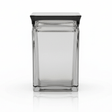 AKDC Premium Square Airtight Acrylic Storage Canister with Black Transparent Finish – Modern Kitchen Organizer, 1000 ml - Al Kabayel Discount CentreAKDC Premium Square Airtight Acrylic Storage Canister with Black Transparent Finish – Modern Kitchen Organizer, 1000 mlJars & Food SaversAKDCAl Kabayel Discount Centre