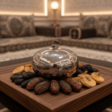 AKDC Premium Stainless Steel Round Dates Serving Bowl with Secure Lid for Dry Fruit Storage – 10 cm - Al Kabayel Discount CentreAKDC Premium Stainless Steel Round Dates Serving Bowl with Secure Lid for Dry Fruit Storage – 10 cmBowlsAKDCAl Kabayel Discount Centre