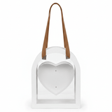 AKDC Premium White Arch Frame Heart Gift Cardboard Box with Transparent Lid & Faux Leather Handles for Wedding Gifts & Elegant Packaging - Al Kabayel Discount CentreAKDC Premium White Arch Frame Heart Gift Cardboard Box with Transparent Lid & Faux Leather Handles for Wedding Gifts & Elegant PackagingPacking & Wrapping SuppliesAKDCAl Kabayel Discount Centre