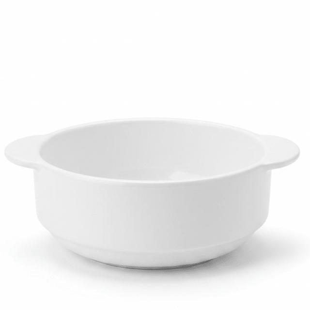 AKDC Premium White Elegant Melamine Soup Bowl with Handle 4.25 Inch Easy Grip Design - Al Kabayel Discount CentreAKDC Premium White Elegant Melamine Soup Bowl with Handle 4.25 Inch Easy Grip DesignBowlsAKDCAl Kabayel Discount Centre