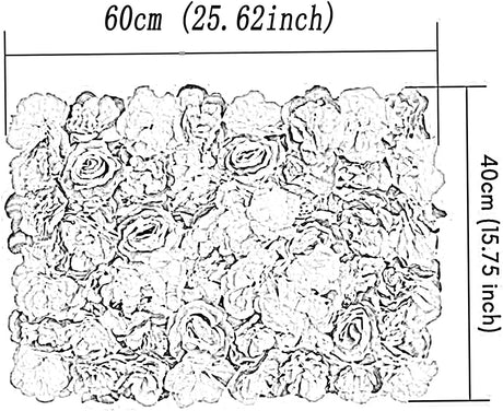 AKDC Pure Bloom Elegant White Flower Wall Screen Panel – Silk & Plastic Material – 40×60 cm Luxury Event Décor - Al Kabayel Discount CentreAKDC Pure Bloom Elegant White Flower Wall Screen Panel – Silk & Plastic Material – 40×60 cm Luxury Event DécorArtificial FloraAKDCAl Kabayel Discount Centre