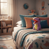 AKDC Purple Dinosaur Plush Toy 25cm Soft Stuffed Animal Cute Dino Doll Gift for Kids Boys Girls - Al Kabayel Discount CentreAKDC Purple Dinosaur Plush Toy 25cm Soft Stuffed Animal Cute Dino Doll Gift for Kids Boys GirlsToysAKDCAl Kabayel Discount Centre