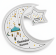 AKDC Ramadan Collection White Ceramic Moon & Star Decorative Serving Plate – Islamic Tableware, 27cm - Al Kabayel Discount CentreAKDC Ramadan Collection White Ceramic Moon & Star Decorative Serving Plate – Islamic Tableware, 27cmPlatesAKDCAl Kabayel Discount Centre