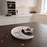 AKDC Ramadan Collection White Ceramic Moon & Star Serving Plate – Festive Islamic Tableware, 23cm - Al Kabayel Discount CentreAKDC Ramadan Collection White Ceramic Moon & Star Serving Plate – Festive Islamic Tableware, 23cmPlatesAKDCAl Kabayel Discount Centre