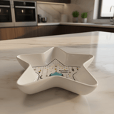 AKDC Ramadan Collection White Ceramic Star - Shaped Serving Bowl – Decorative Islamic Tableware, 20cm - Al Kabayel Discount CentreAKDC Ramadan Collection White Ceramic Star - Shaped Serving Bowl – Decorative Islamic Tableware, 20cmBowlsAKDCAl Kabayel Discount Centre