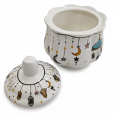 AKDC Ramadan Collection White Ceramic Sugar Pot with Lid – Elegant Festive Tableware, 11 × 9cm - Al Kabayel Discount CentreAKDC Ramadan Collection White Ceramic Sugar Pot with Lid – Elegant Festive Tableware, 11 × 9cmBowlsAKDCAl Kabayel Discount Centre