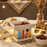 AKDC Ramadan Decorative Rectangular Serving & Candy Bowl, 15×20×12 cm, White Multicolor Pop Finish - Al Kabayel Discount CentreAKDC Ramadan Decorative Rectangular Serving & Candy Bowl, 15×20×12 cm, White Multicolor Pop FinishBowlsAKDCAl Kabayel Discount Centre