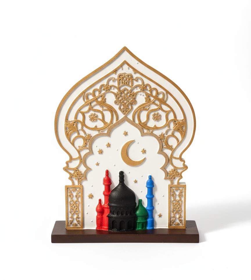 AKDC Ramadan Holy Décor Chalk Material 13×10 cm – Spiritual Accent Piece - Al Kabayel Discount CentreAKDC Ramadan Holy Décor Chalk Material 13×10 cm – Spiritual Accent PieceHome Décor AccentsAKDCAl Kabayel Discount Centre