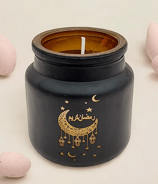 AKDCÂ Ramadan Kareem Printed Natural Soy Wax Scented Jar Candle 7x7cm - Al Kabayel Discount CentreAKDCÂ Ramadan Kareem Printed Natural Soy Wax Scented Jar Candle 7x7cmHome DÃ©cor AccentsAKDCAl Kabayel Discount Centre