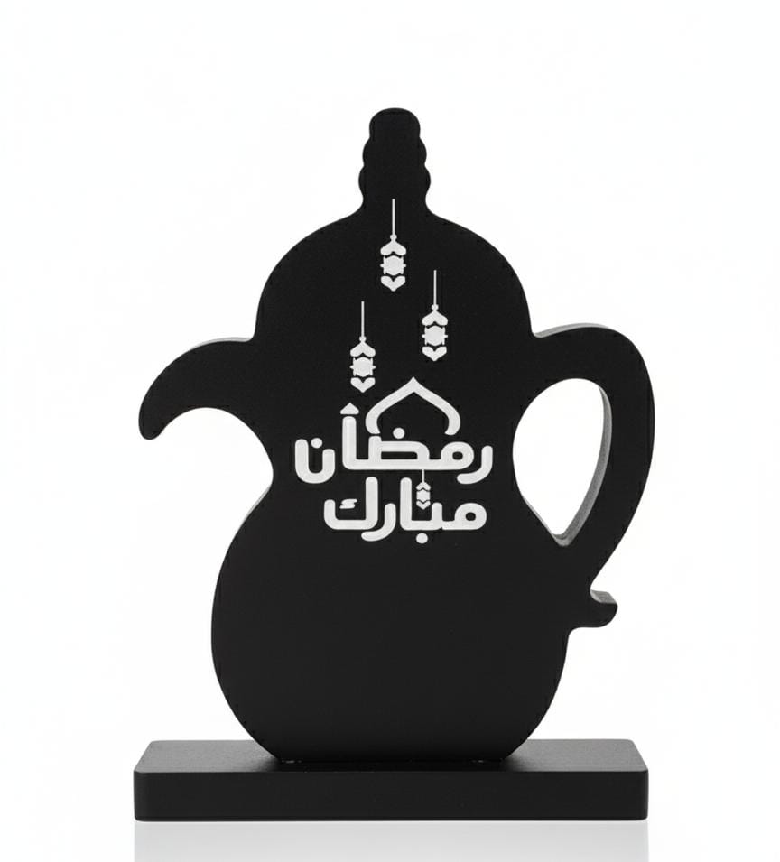 AKDC Ramadan Lantern Décor Black Chalk Material 20×15 cm – Elegant Glow - Al Kabayel Discount CentreAKDC Ramadan Lantern Décor Black Chalk Material 20×15 cm – Elegant GlowHome Décor AccentsAKDCAl Kabayel Discount Centre