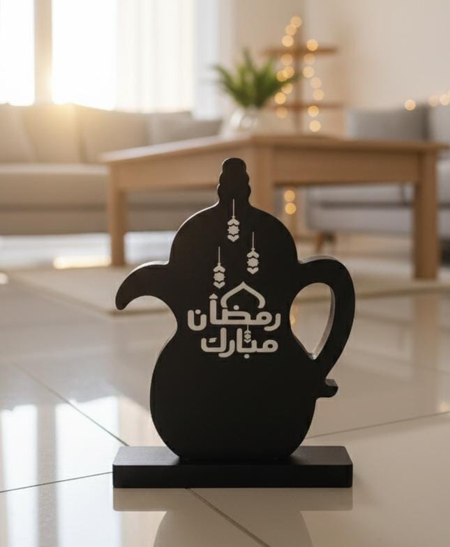 AKDC Ramadan Lantern Décor Black Chalk Material 20×15 cm – Elegant Glow - Al Kabayel Discount CentreAKDC Ramadan Lantern Décor Black Chalk Material 20×15 cm – Elegant GlowHome Décor AccentsAKDCAl Kabayel Discount Centre