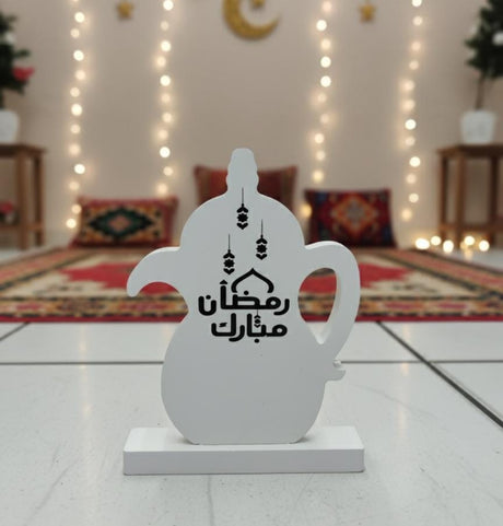 AKDC Ramadan Lantern Décor White Chalk Material 20×15 cm – Festive Glow - Al Kabayel Discount CentreAKDC Ramadan Lantern Décor White Chalk Material 20×15 cm – Festive GlowHome Décor AccentsAKDCAl Kabayel Discount Centre