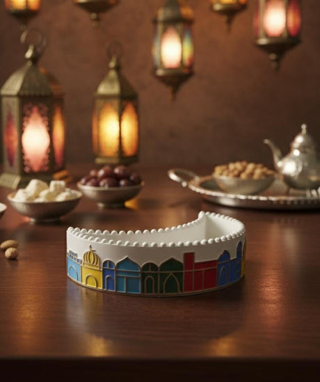 AKDC Ramadan Moon Shape Serving Bowl Chalk Material 20 cm Black – Festive Tableware - Al Kabayel Discount CentreAKDC Ramadan Moon Shape Serving Bowl Chalk Material 20 cm Black – Festive TablewareHome Décor AccentsAKDCAl Kabayel Discount Centre