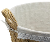 AKDC Rattan Basket with Handle 44.5cm*36cm, Brown/White - Al Kabayel Discount CentreAKDC Rattan Basket with Handle 44.5cm*36cm, Brown/WhiteOrganizers & AccessoriesAKDCAl Kabayel Discount Centre