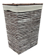 AKDC Rattan Laundary Basket 30cm*21cm*40cm, Dark Brown - Al Kabayel Discount CentreAKDC Rattan Laundary Basket 30cm*21cm*40cm, Dark BrownOrganizers & AccessoriesAKDCAl Kabayel Discount Centre
