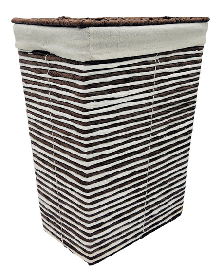 AKDC Rattan Laundary Basket 30cm*21cm*40cm, Dark Brown - Al Kabayel Discount CentreAKDC Rattan Laundary Basket 30cm*21cm*40cm, Dark BrownOrganizers & AccessoriesAKDCAl Kabayel Discount Centre