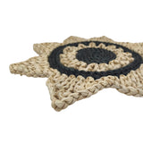 AKDC Rattan Placemat Flower Shape - 37CM(Beige&Black) - Al Kabayel Discount CentreAKDC Rattan Placemat Flower Shape - 37CM(Beige&Black)RattansAKDCAl Kabayel Discount Centre