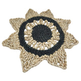 AKDC Rattan Placemat Flower Shape - 37CM(Beige&Black) - Al Kabayel Discount CentreAKDC Rattan Placemat Flower Shape - 37CM(Beige&Black)RattansAKDCAl Kabayel Discount Centre