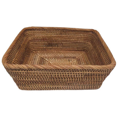 AKDC Rattan Serving Tray Rectangle Woven Tray, Natural Wicker Decorative Serving Baskets for Keychain, Woven Coffee Tray Decorative Trays - 24cmX29cm - (Large) - Al Kabayel Discount CentreAKDC Rattan Serving Tray Rectangle Woven Tray, Natural Wicker Decorative Serving Baskets for Keychain, Woven Coffee Tray Decorative Trays - 24cmX29cm - (Large)RattansAKDCAl Kabayel Discount Centre