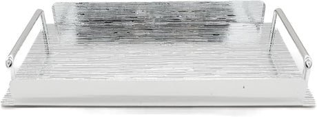 AKDC Rectangle Tray 13792 Silver - Al Kabayel Discount CentreAKDC Rectangle Tray 13792 SilverPlatesAKDCAl Kabayel Discount Centre