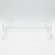 AKDC Rectangular Acrylic Foldable Footed Serving Tray with Stable Base Ideal for Serving Drinks and Snacks 37x23 cm - Al Kabayel Discount CentreAKDC Rectangular Acrylic Foldable Footed Serving Tray with Stable Base Ideal for Serving Drinks and Snacks 37x23 cmServing TraysAKDCAl Kabayel Discount Centre
