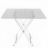 AKDC Rectangular Acrylic Folding Table Set with Crushed Ice Design Modern Decorative Coffee Table Set 50x40x47 cm - Al Kabayel Discount CentreAKDC Rectangular Acrylic Folding Table Set with Crushed Ice Design Modern Decorative Coffee Table Set 50x40x47 cmOrganizers & AccessoriesAKDCAl Kabayel Discount Centre