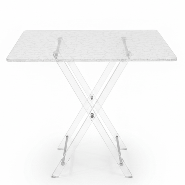 AKDC Rectangular Acrylic Honeycomb Design Folding Serving Table Set Durable and Elegant 4 - Piece Utility Tables 50x40x45 cm - Al Kabayel Discount CentreAKDC Rectangular Acrylic Honeycomb Design Folding Serving Table Set Durable and Elegant 4 - Piece Utility Tables 50x40x45 cmOrganizers & AccessoriesAKDCAl Kabayel Discount Centre