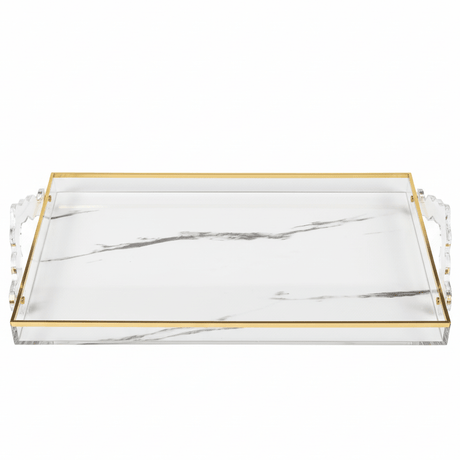AKDC Rectangular Acrylic Serving Tray Clear Multipurpose Tray for Serving Food Drinks and Snacks 40 x 24 cm - Al Kabayel Discount CentreAKDC Rectangular Acrylic Serving Tray Clear Multipurpose Tray for Serving Food Drinks and Snacks 40 x 24 cmServing TraysAKDCAl Kabayel Discount Centre
