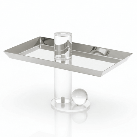 AKDC Rectangular Elegant Footed Candy Tray – Premium Metal Serving Tray for Sweets & Snacks Display – 24x12 cm - Al Kabayel Discount CentreAKDC Rectangular Elegant Footed Candy Tray – Premium Metal Serving Tray for Sweets & Snacks Display – 24x12 cmServing TraysAKDCAl Kabayel Discount Centre