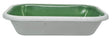 AKDC Rectangular Enamel Bowl 17cm*12cm*4cm, White/Green - Al Kabayel Discount CentreAKDC Rectangular Enamel Bowl 17cm*12cm*4cm, White/GreenBowlsAKDCAl Kabayel Discount Centre