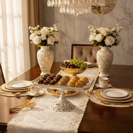 AKDC Rectangular Footed Silver Glass Candy Dish 40×14 cm Modern Serving Tray for Snacks & Desserts - Al Kabayel Discount CentreAKDC Rectangular Footed Silver Glass Candy Dish 40×14 cm Modern Serving Tray for Snacks & DessertsServing TraysAKDCAl Kabayel Discount Centre