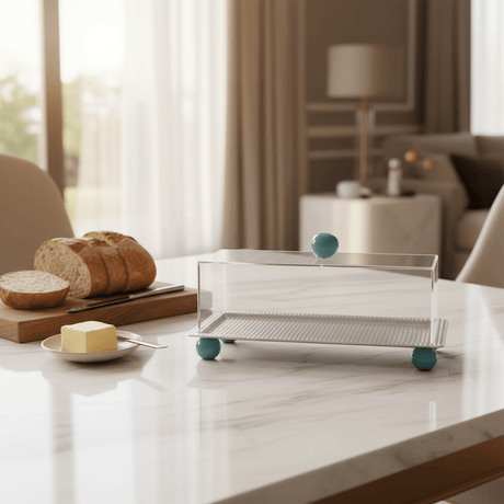 AKDC Rectangular Metal Candy Tray with Acrylic Cover – Premium Food Display & Storage Tray for Hygienic Serving – 32x12 cm - Al Kabayel Discount CentreAKDC Rectangular Metal Candy Tray with Acrylic Cover – Premium Food Display & Storage Tray for Hygienic Serving – 32x12 cmServing TraysAKDCAl Kabayel Discount Centre