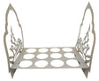 AKDC Rectangular Metal Cawa Cup Holder (12 Cup Holding) 30cm*20cm, Beige - Al Kabayel Discount CentreAKDC Rectangular Metal Cawa Cup Holder (12 Cup Holding) 30cm*20cm, BeigeOrganizers & AccessoriesAKDCAl Kabayel Discount Centre