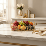AKDC Rectangular Plastic Storage Tray – 30×19×6cm (Gold & Transparent) - Al Kabayel Discount CentreAKDC Rectangular Plastic Storage Tray – 30×19×6cm (Gold & Transparent)Organizers & AccessoriesAKDCAl Kabayel Discount Centre