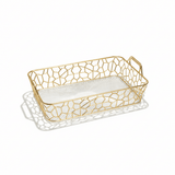 AKDC Rectangular Plastic Storage Tray – 30×19×6cm (Gold & Transparent) - Al Kabayel Discount CentreAKDC Rectangular Plastic Storage Tray – 30×19×6cm (Gold & Transparent)Organizers & AccessoriesAKDCAl Kabayel Discount Centre