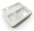 AKDC Rectangular Sugarcane Pulp 3 - Compartment Paper Plates – 25 Piece Pack - Al Kabayel Discount CentreAKDC Rectangular Sugarcane Pulp 3 - Compartment Paper Plates – 25 Piece PackDisposablesAKDCAl Kabayel Discount Centre