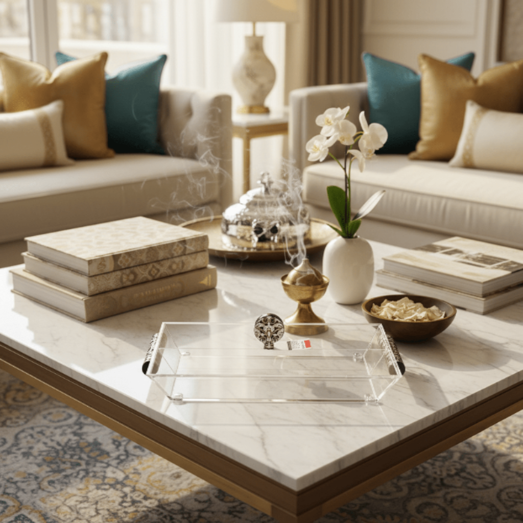 AKDC Rectangular Transparent Acrylic 2 - Compartment Candy & Snacks Storage Box – 38.5 × 25.5 × 8 cm - Al Kabayel Discount CentreAKDC Rectangular Transparent Acrylic 2 - Compartment Candy & Snacks Storage Box – 38.5 × 25.5 × 8 cmJars & Food SaversAKDCAl Kabayel Discount Centre