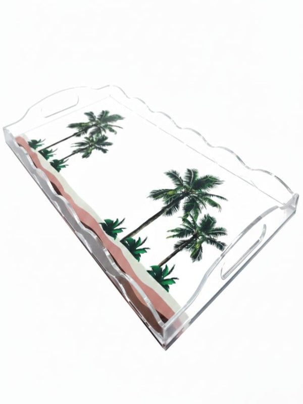 AKDC Rectangular Transparent Acrylic Serving Tray with Desert Theme Print – 22 × 42 cm Decorative Table & Serving Tray - Al Kabayel Discount CentreAKDC Rectangular Transparent Acrylic Serving Tray with Desert Theme Print – 22 × 42 cm Decorative Table & Serving TrayServing TraysAKDCAl Kabayel Discount Centre